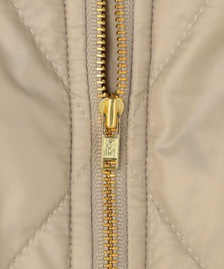 J.PRESS LADIES 【2way】スパンライクナイロンタッサー フーデッド コート キャメル系