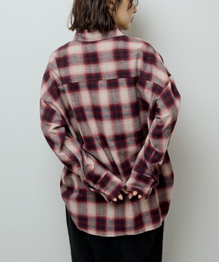 Green Parks ・ＥＬＥＮＣＡＲＥ　ＤＵＥ　２ｗａｙチェックビックシャツ Bordeaux