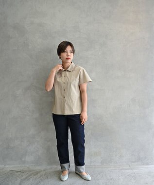 muuc 〈国産デニム〉〈S-XLサイズ展開〉〈ストレッチ素材〉〈ワンウォッシュで柔らかく軽い〉ストレートシルエットのジーンズパンツ ネイビー