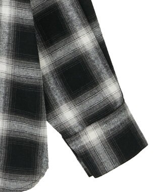 Green Parks ・ＥＬＥＮＣＡＲＥ　ＤＵＥ　２ｗａｙチェックビックシャツ Black