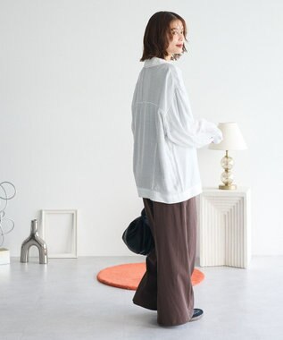 Green Parks ・ＥＬＥＮＣＡＲＥ　ＤＵＥ　カラーステッチシアーＧジャン Off White