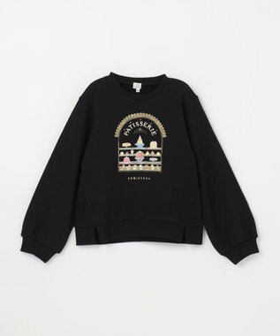 組曲 KIDS 【150-160㎝】パティスリー トレーナー ブラック