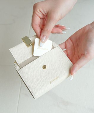 ACE BAGS & LUGGAGE 【新色登場】 Jewelna Rose ブリヨン 本革 二つ折り財布 15142 オフホワイト