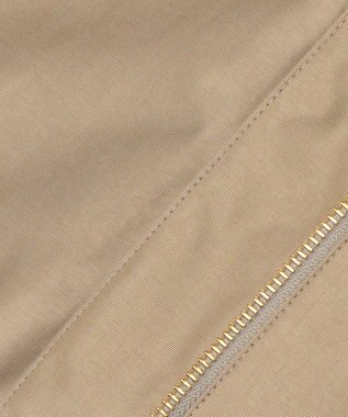 J.PRESS LADIES 【2way】スパンライクナイロンタッサー フーデッド コート キャメル系