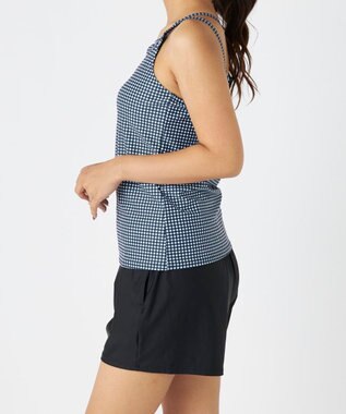 OP／FILA 【ocean pacific】モックネックラッシュガード付き 水着5点セット チェック