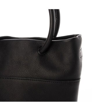 UNBILLION 【テレビ ドラマ着用アイテム】ペルケ perche / 姫路レザー丸手ハンドル2wayバケツバッグ ブラック