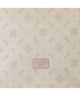 IBIZA ロゴナイロン　ショルダーバッグ ピンクベージュ