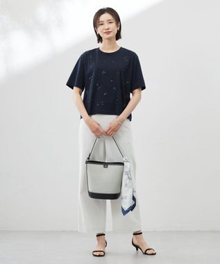 J.PRESS LADIES 【2way】Bucket キャンバス バッグ ブラック系