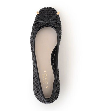 TOCCA CROCHET WITH RIBBON PUMPS パンプス ブラック系