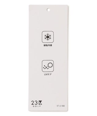 23区GOLF 【WOMEN】AIR TOOLライト モックネックシャツ ライトグレー系