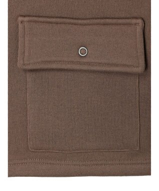 CRAFT STANDARD BOUTIQUE ニットフリースカーディガン Brown