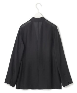 ICB 【接触冷感・速乾・洗える】 リヨセルシアー ジャケット ブラックストライプ系