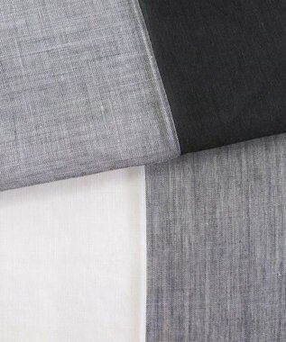 POLS 播州織 極細コットンストール Sサイズ ブラック