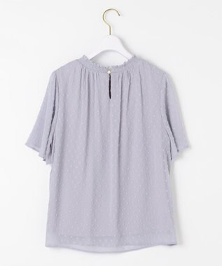 ANY SIS L 【美人百花6月号掲載】カットドビー ブラウス ラベンダー