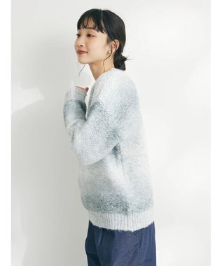 CRAFT STANDARD BOUTIQUE グラデーションクルーネックプルオーバー Gray