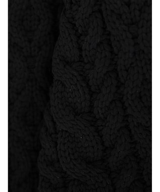 CRAFT STANDARD BOUTIQUE リサイクルポリエステルケーブルカーディガン Black