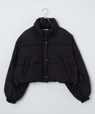 WEGO パディングショートブルゾン ブラック