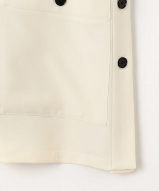 #Newans ロングシャツベスト ホワイト