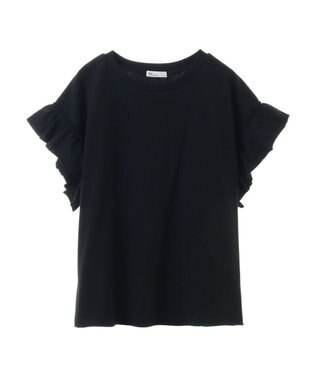 CRAFT STANDARD BOUTIQUE 袖ギャザーフレアプルオーバー Black