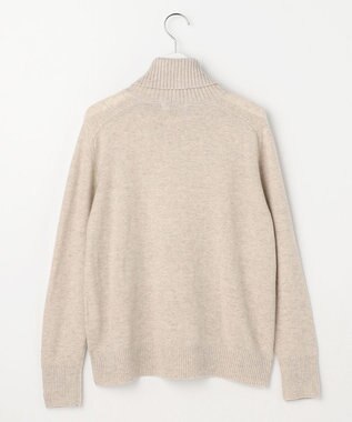 J.PRESS LADIES CASHMERE BLEND 襟付き ニット ベージュ系