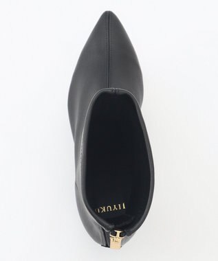 自由区 ストレッチショート ブーツ ブラック系