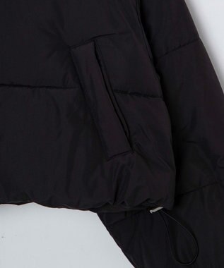 WEGO パディングショートブルゾン ブラック