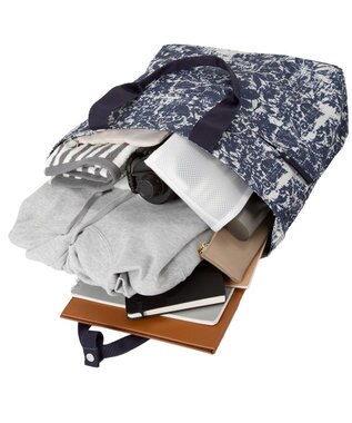 ACE BAGS & LUGGAGE hiromichi nakano フェズリ トートバッグ  17524 ヒロミチナカノ ネイビー（フラワー）