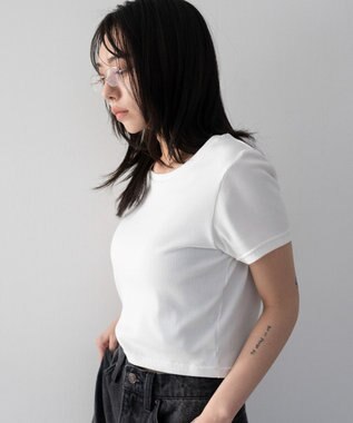 WEGO コンパクトリブT ホワイト