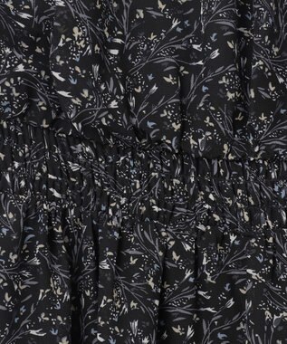 ANY SIS 【洗える】プチフルール ワンピース ブラック系