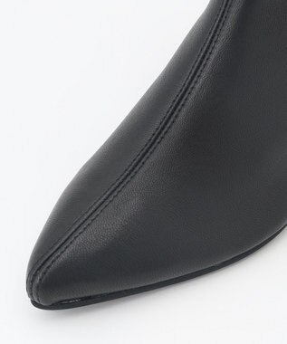 自由区 ストレッチショート ブーツ ブラック系