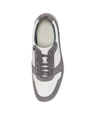 ASICS WALKING ペダラ スポーツ メンズ 3E オフホワイト×グレー(起毛)