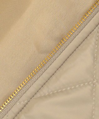 J.PRESS LADIES 【2way】スパンライクナイロンタッサー フーデッド コート キャメル系