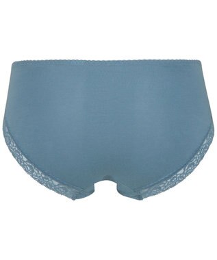 Wing ショーツ KB2060とペア 綿混素材（身生地部） やさしいはきごこち ナチュラルアップブラ はきこみ丈あさめ KF3360 ウイング／ワコール グレイッシュブルー