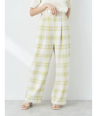 earth music&ecology タックワイドパンツ Check