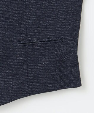 JOSEPH ABBOUD 【ストレッチ】ツィーディージャージ　ベスト ネイビー系