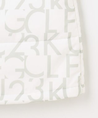 23区GOLF 【WOMEN】中綿ロゴプリントスカート ホワイト系5