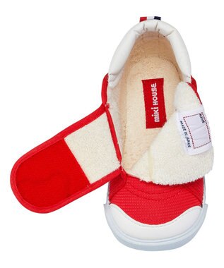 MIKI HOUSE HOT BISCUITS 【ミキハウス】【13.5-15cm】 セカンドベビーシューズ 赤