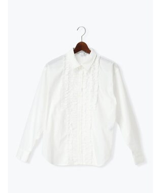 Te chichi フロントフリルシャツ オフホワイト