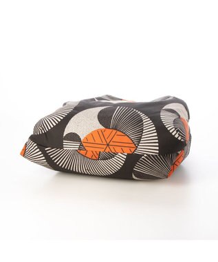 UNBILLION カシュカシュ cachecache / アフリカンプリントバンブーハンドルトート ブラウン