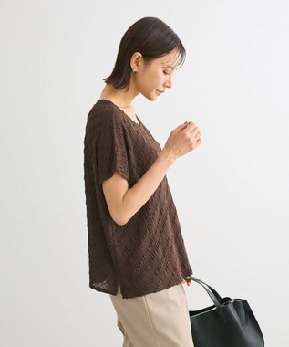 Green Parks ・ｆｕｒｒｙｒａｔｅバイヤスシャーリングプルオーバー Brown