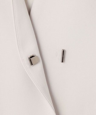 23区 【セットアップ対応/洗える】トリアセダブルジョーゼット ジレ ベージュ系