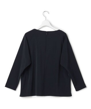 ICB L Fied スプリットラグラン Tブラウス ネイビー
