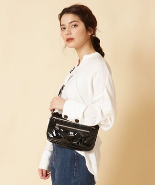 LA BAGAGERIE プリュイ ショルダーバッグ Sサイズ ブラック