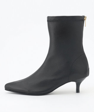 自由区 ストレッチショート ブーツ ブラック系