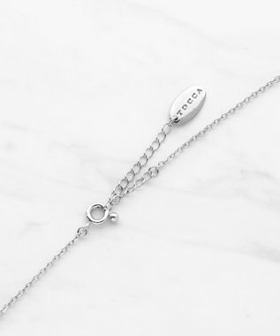 TOCCA GLITTER RIBBIN NECKLACE ネックレス シルバー×パール系