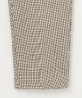 23区GOLF 【23Fondation/MEN】千鳥格子柄 ジャージーパンツ カーキ系3