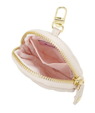 Maison de FLEUR ラウンドキルティングコインケース Pink