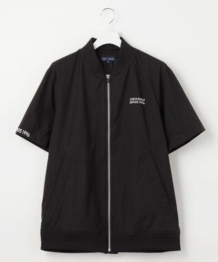 23区GOLF デタッチャブルスリーブ【MEN/キングサイズ】２ＷＡＹ ブルゾン ブラック系