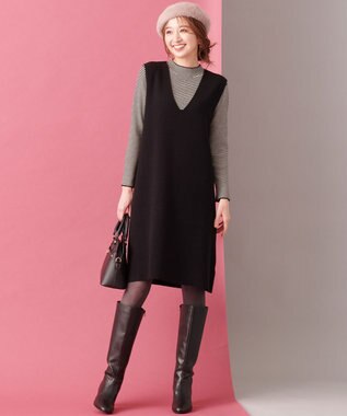 ANY SIS ノーブルレディロング ブーツ ブラック