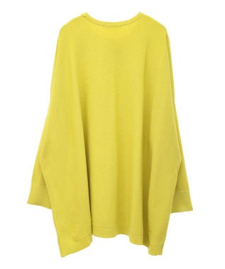 AMERICAN HOLIC バイパチポンチョライクＢＩＧニットプルオーバー Yellow